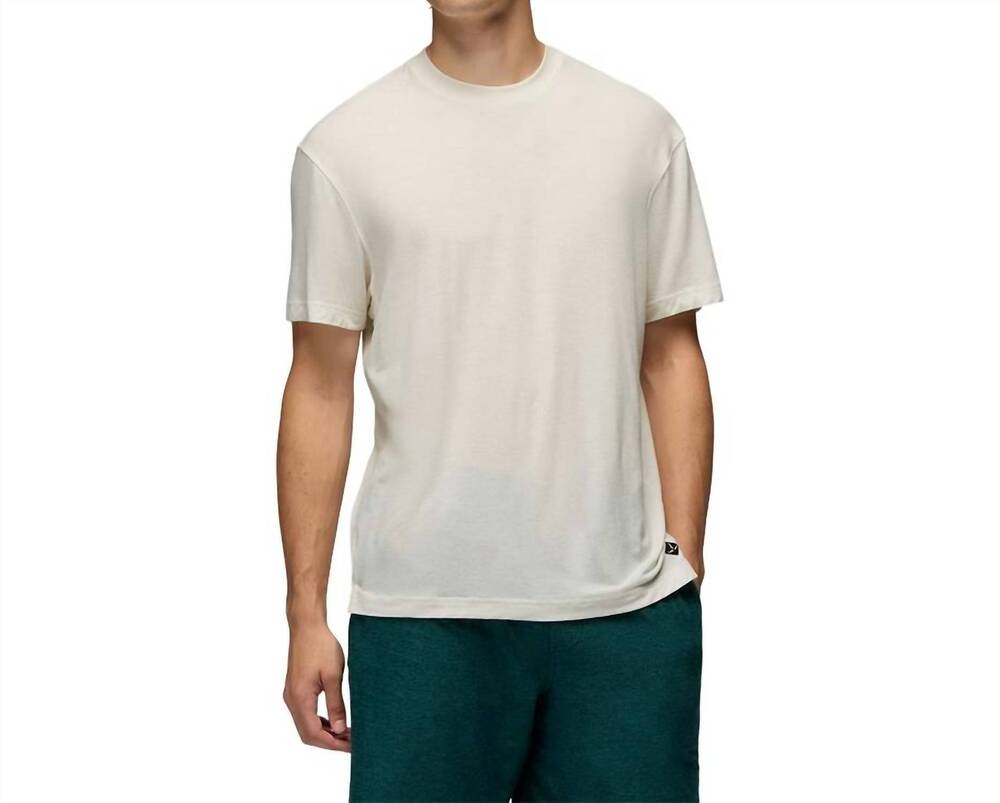 NEW PRANA natural rhythm short sleeve crew tee in alba